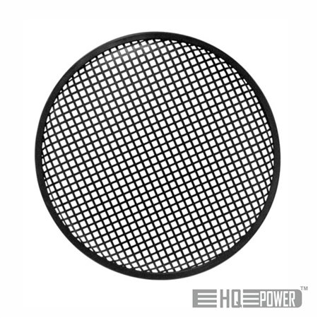 Grelha Metálica Preta 12" HQ Power