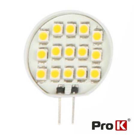 Lâmpada 15 LEDS 3528 Smd G4 Branco Frio 12V Prok