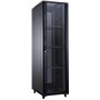 Aiten Data AI6622 Gabinete Rack de Piso de 19" - De 22U a 47U - 4 Ventiladores de 120mm - Porta de Vidro - Trava de Segurança - 