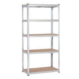 Estante Galvanizada Blim 5 Prateleiras Ajustáveis - Medidas 180x120x45cm - Peso Máx. 250kg por prateleira