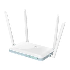 Roteador inteligente D-Link Eagle Pro AI N300 WiFi - até 300 Mbps - 4 portas LAN 10/100 Mbps e 1 porta WAN 10/100 Mbps - 4 anten