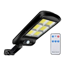 Luz de rua conduzida solar da espiga de Elbat - 4500LM - luz fria 6500K - sensor de movimento