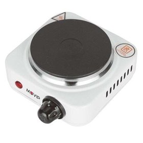 Fogão Elétrico Muvip 1 Placa 500W - 5 Níveis de Potência - Termostato com Sistema de Segurança