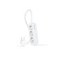 Power Strip Nanocable 3 Tomadas - 1,4m - Cor Branca