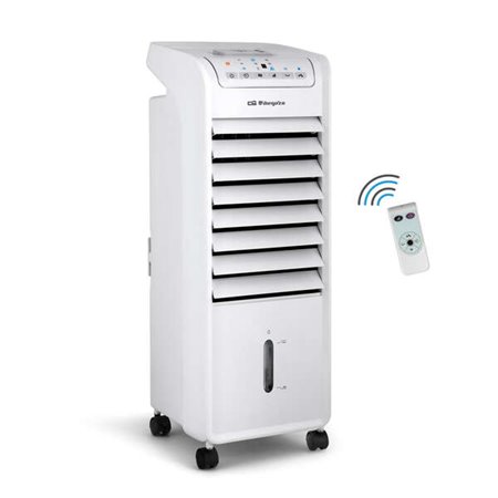 Ar Condicionado Evaporativo Orbegozo Freshair 3 em 1 - Potente e Silencioso - Aletas Direcionais - Temporizador 7h - Fácil Manus