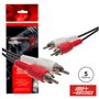 Cabo 2-Rca Macho / 2-Rca Macho 5M Pvc Polybag
