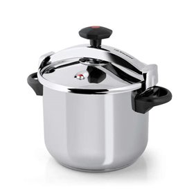 Panela de pressão clássica Orbegozo HPL 8070 - Capacidade 8 litros - Tripla segurança - Regulagem interna de pressão - Fundo san