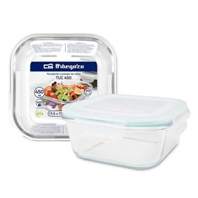Série Orbegozo TUC - Recipientes quadrados de vidro - Conserva - Cozinhe e congele seus alimentos com resistência e durabilidade