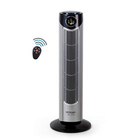 Ventilador de torre iônica Orbegozo TWM 1010 - Potente fluxo de ar - Display digital - Controle remoto - Ideal para combater o c