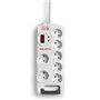 Salicru SPS SAFE Power Strip 7 Protetores Elétricos Ativos de Última Geração - 7 Tomadas Schuko - Cor Branca