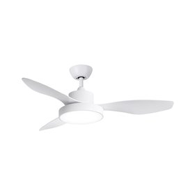 Ventilador de teto inteligente SPC Conforto DC LITE 2 com luz - Motor 42W DC - 6 velocidades, 4 modos de uso - Luz LED com 3 ton