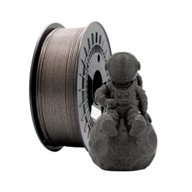 Filamento PLA GLITTER 3D - Diâmetro 1,75mm - Bobina de 1kg - Cor preta