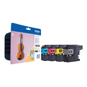 Brother LC127XL/LC125XL 4-Pack Tinteiros originais - LC127XLVALBP