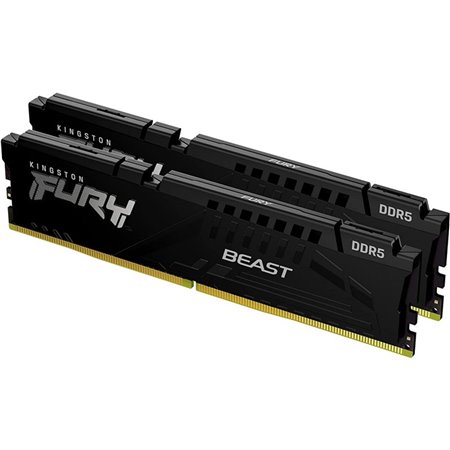 Memória ram ddr5 32gb 2x16gb kingston - 5400 mhz - pc5 - 41600 - fury beast - cl36 - 1.25v