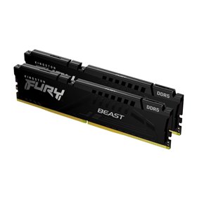 Memória ram ddr5 32gb 2x16gb kingston - 5600mhz - pc5 44800 - fury beast - cl36 - 1.25v