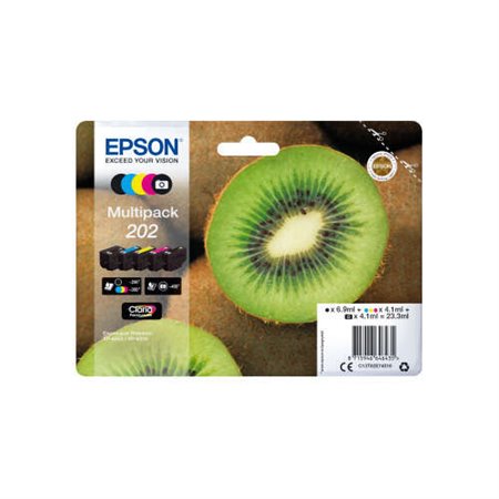 Epson 202 Pack de 5 Tinteiros originais - C13T02E74010