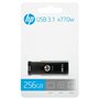 Memória usb 3.1 hp 256gb x770w preto