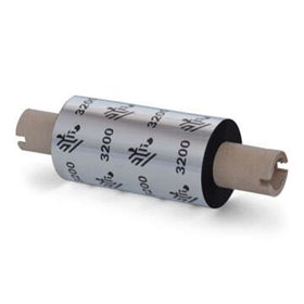 Pacote de 12 fitas de transferência térmica Zebra ZipShip 3200 Original - Fitas de mistura de cera/resina - Núcleo de 12,7 mm, l