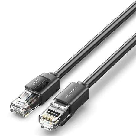 Cabo de Rede RJ45 UTP Vention IBRBH Cat.6, 2m, Preto