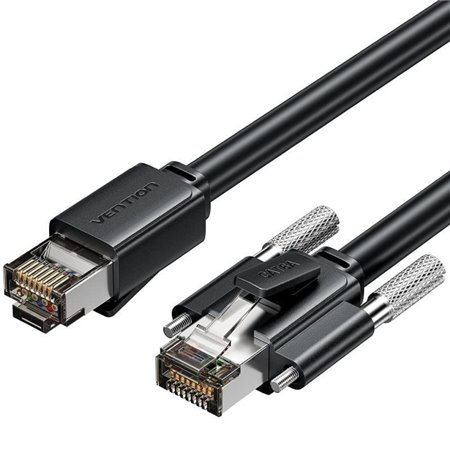 Cabo de Rede RJ45 SFTP Vention IBUBG Cat.6, 1.5m, Preto