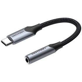 Conversor USB Tipo-C Vention BGJHA, USB Tipo-C Macho - Jack 3.5 Fêmea, 10cm