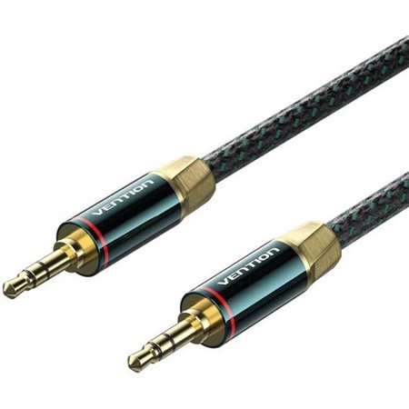 Cabo Audio Vention BAYGL, Jack 3.5 Macho - Jack 3.5 Macho, 10m, Verde e Preto