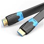Cabo HDMI 2.0 4K Vention AAKBH, HDMI Macho - HDMI Macho, 2m, Preto
