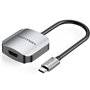 Conversor Vention TDEHB, USB Tipo-C Macho - HDMI Fêmea, 15cm, Plata