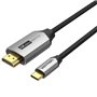 Cabo Conversor HDMI 2.0 4K Vention CRBBH, USB Tipo-C Macho - HDMI Macho, 2m, Preto