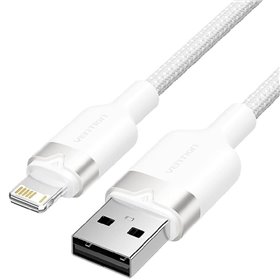Cabo USB Lightning Vention LANWH, USB Macho - Lightning Macho, 480Mbps, 2m, Branco