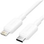 Cabo USB 2.0 Tipo-C Lightning Vention LAKWF, USB Tipo-C Macho - Lightning Macho, Até 27W, 480Mbps, 1m, Branco