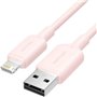 Cabo USB 2.0 Lightning Vention LAMPF, USB Macho - Lightning Macho, 480Mbps, 1m, Rosa