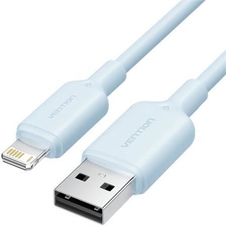 Cabo USB 2.0 Lightning Vention LAMSH, USB Macho - Lightning Macho, 480Mbps, 2m, Azul