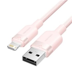 Cabo USB Lightning Vention LANPH, USB Macho - Lightning Macho, 480Mbps, 2m, Rosa