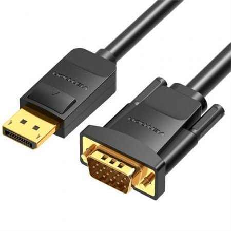 Cabo Conversor Vention HBLBJ, VGA Macho - DisplayPort Macho, 5m, Preto