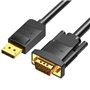 Cabo Conversor Vention HBLBJ, VGA Macho - DisplayPort Macho, 5m, Preto
