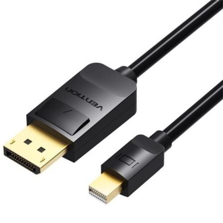 Cabo Conversor Vention HAABH, Mini DisplayPort Macho - DisplayPort Macho, 2m, Preto