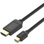 Cabo Conversor Vention HABBH, Mini DisplayPort Macho - HDMI Macho, 2m, Preto