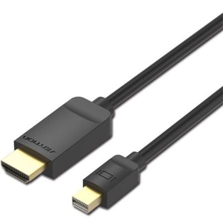 Cabo Conversor Vention HABBH, Mini DisplayPort Macho - HDMI Macho, 2m, Preto