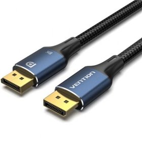 Cabo Vention HCELF, DisplayPort Macho - DisplayPort 8K Macho, 3m, Azul