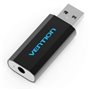 Placa de Som Vention VAB-S15-B, USB Macho - Jack 3.5 Fêmea