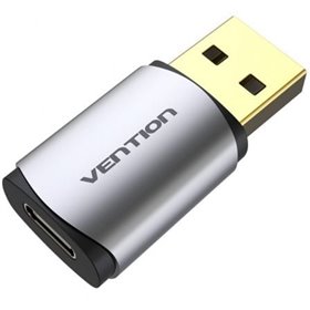 Placa de Som Vention CDMH0, USB Macho - USB Tipo-C Fêmea