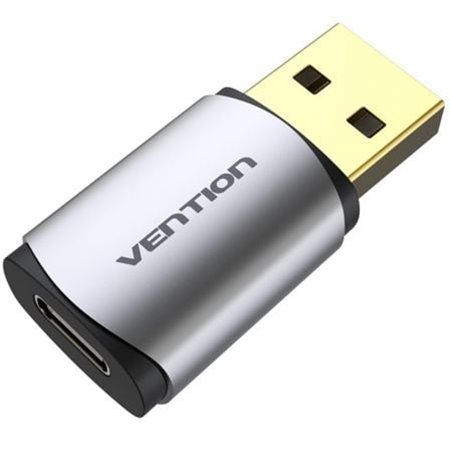 Placa de Som Vention CDMH0, USB Macho - USB Tipo-C Fêmea