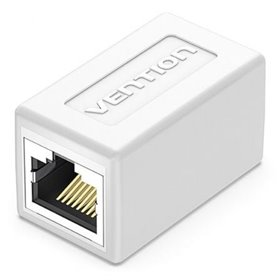 Adaptador Conector RJ45 IPVW0-5 Cat6 FTP, RJ45 Fêmea - RJ45 Fêmea, 5 uds, Branco