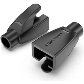 Funda Protectora RJ45 Vention IODB0-100, 100 uds, Preta