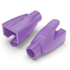 Funda Protectora RJ45 Vention IODV0-100, 100 uds, Roxa