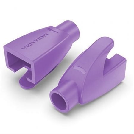 Funda Protectora RJ45 Vention IODV0-100, 100 uds, Roxa