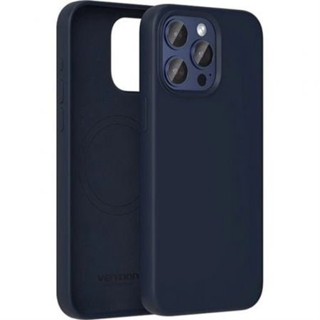 Capa de Silicone com Magsafe Vention KUEL0-10, Compativel com iPhone 14, Azul Meia noite