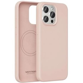 Capa de Silicone com Magsafe Vention KUEP0-20, Compativel com iPhone 14 Plus, Rosa