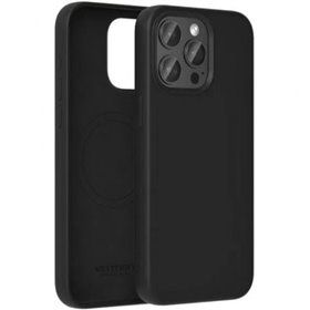 Capa de Silicone com Magsafe Vention KUFB0-30, Compativel com iPhone 15 Pro, Preta